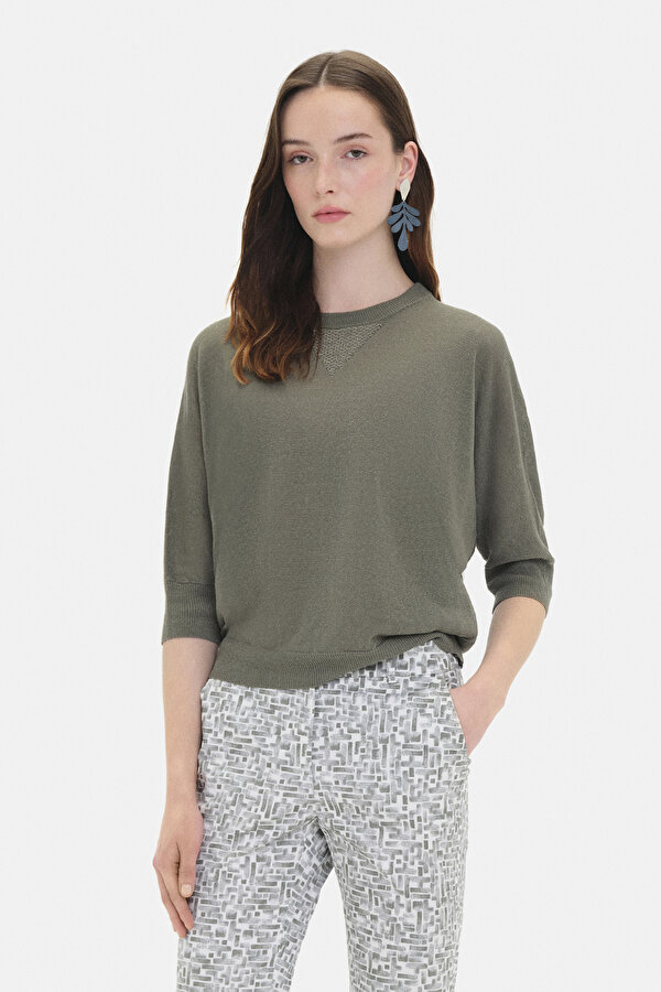 SILVER BOAT NECK JERSEY