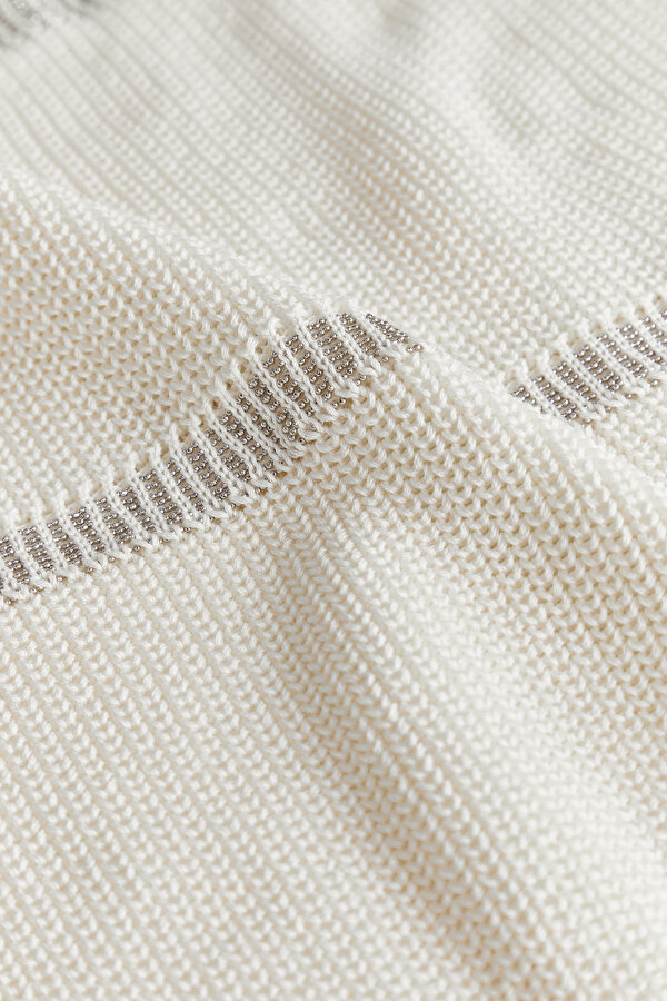 ECRU BASIC / ROUND NECKLINE JERSEY 7