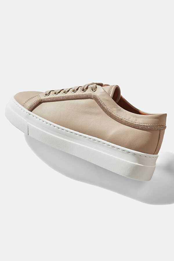BEJ DERİ SNEAKER 7