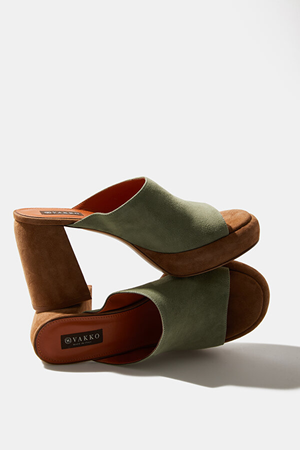 BROWN SUEDE SLIPPER 6