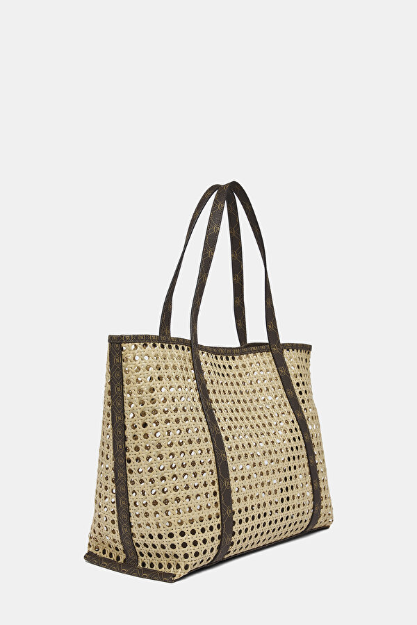 BEIGE MONOGRAM BAG 2