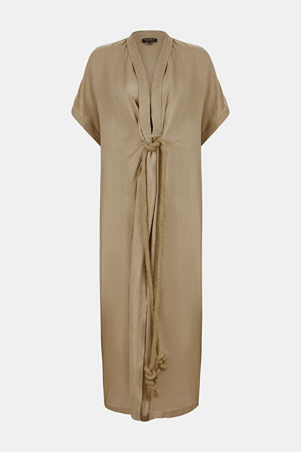 VİZON KETEN KAFTAN