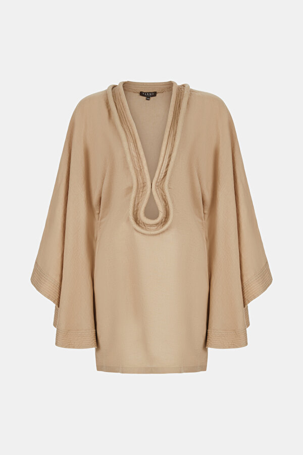 VİZON KETEN KAFTAN