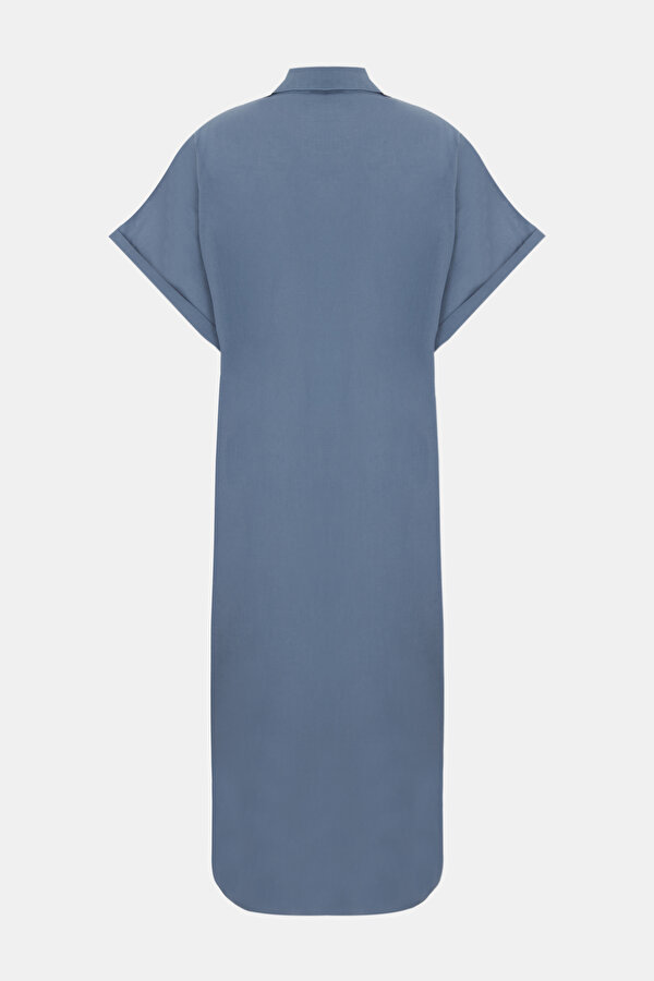 INDIGO SHORT SLEEVE DRESS 2