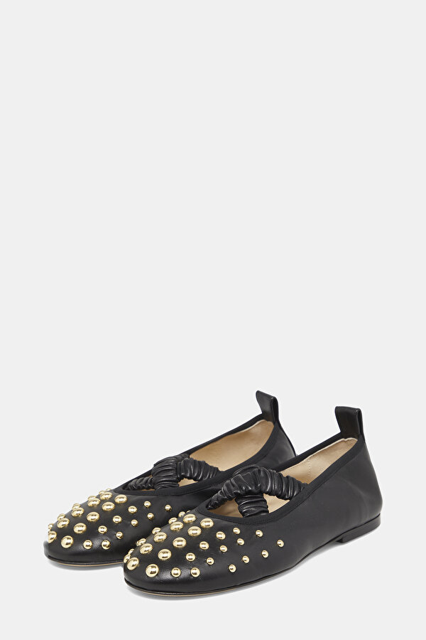 BLACK FLAT SHOES 2