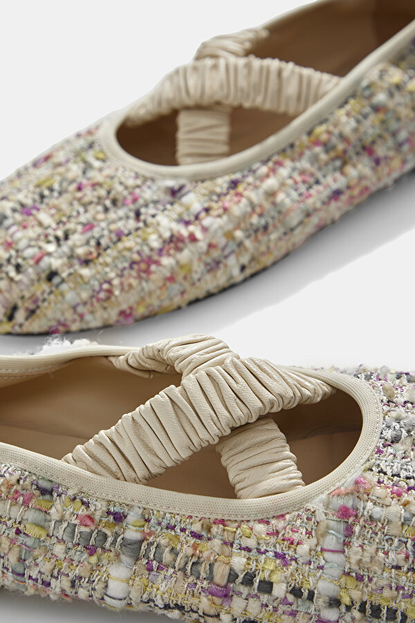 BLUE FLAT SHOES 6