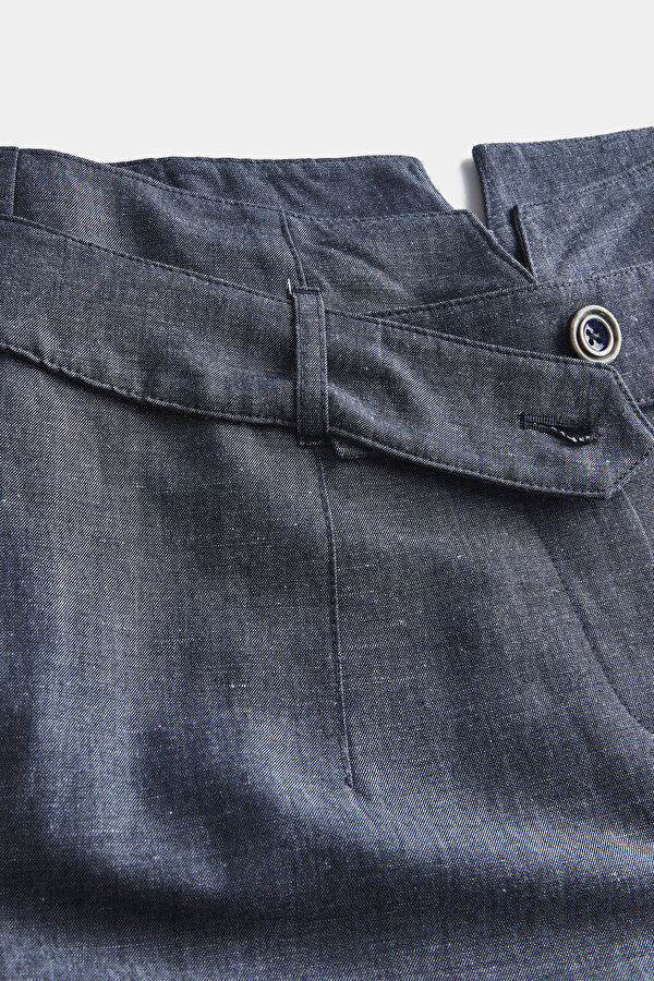 INDIGO STRAIGHT CUT TROUSERS 6