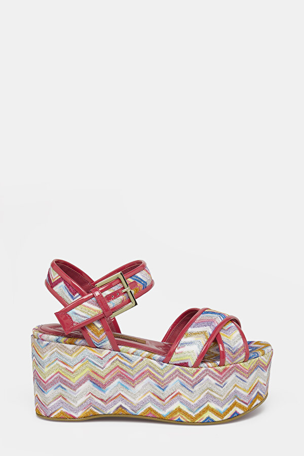 ORANGE DESIGN FILLED SHOE