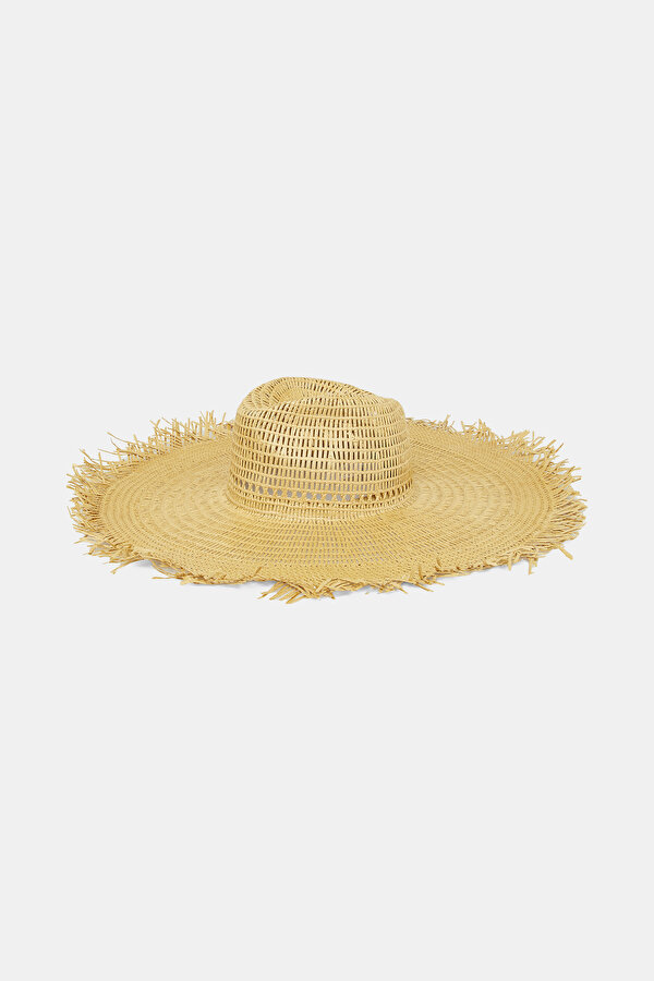 NATURAL RAFFIA HAT