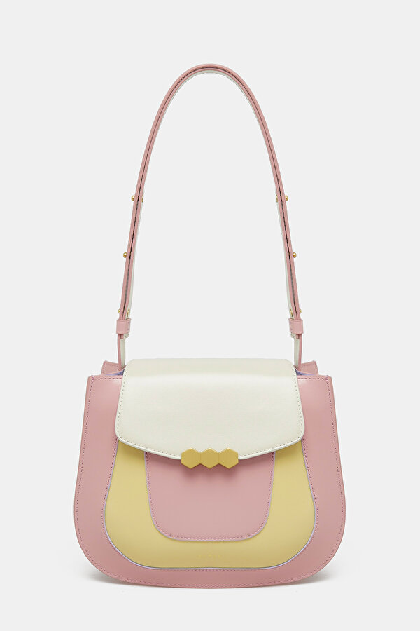 WHITE LEATHER BAG