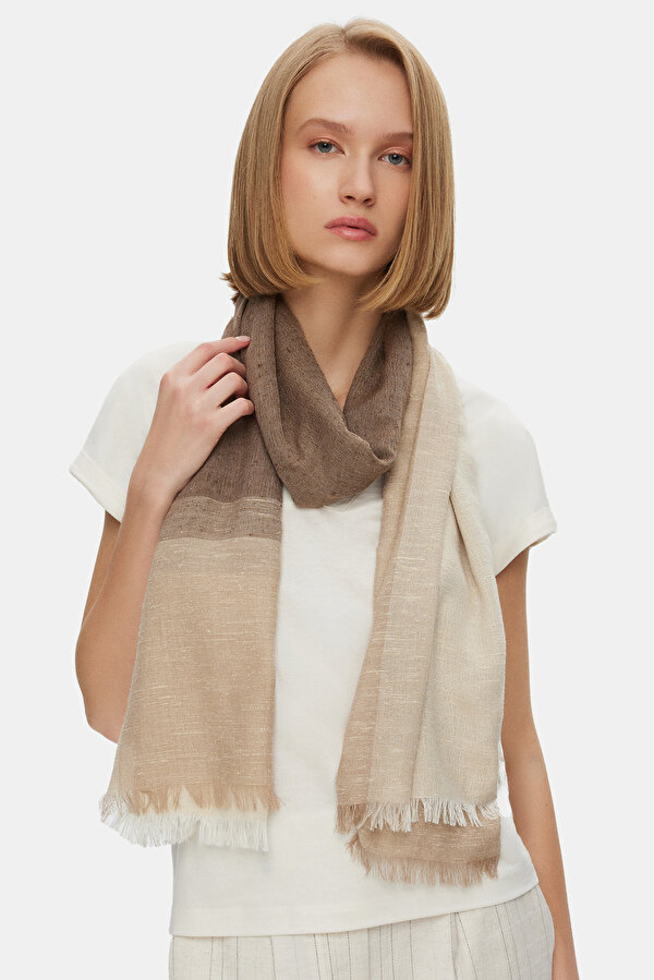 ECRU SILK SHAWL