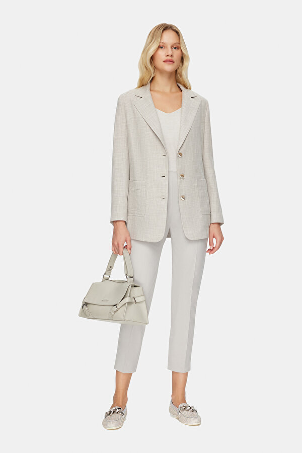 GREY SKINNY LEG TROUSERS