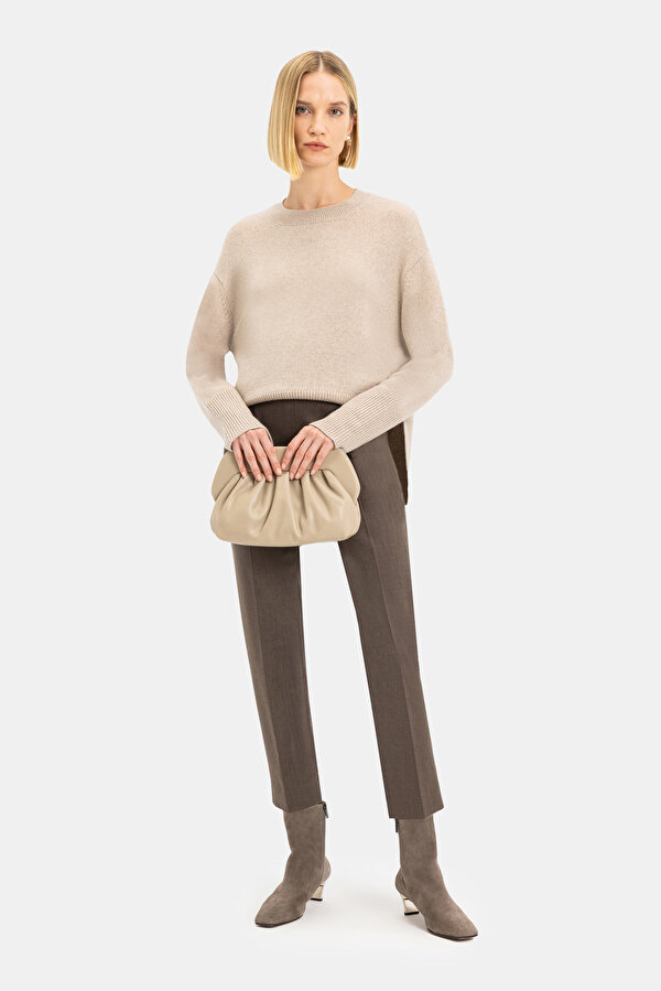 MINK SKINNY LEG TROUSERS