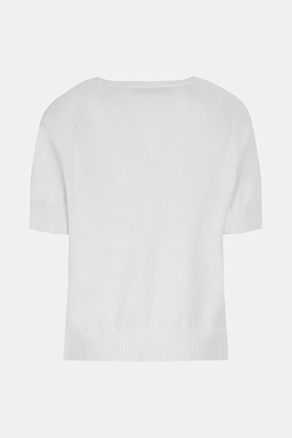 ECRU BASIC / ROUND NECKLINE TRICOT JERSEY 6