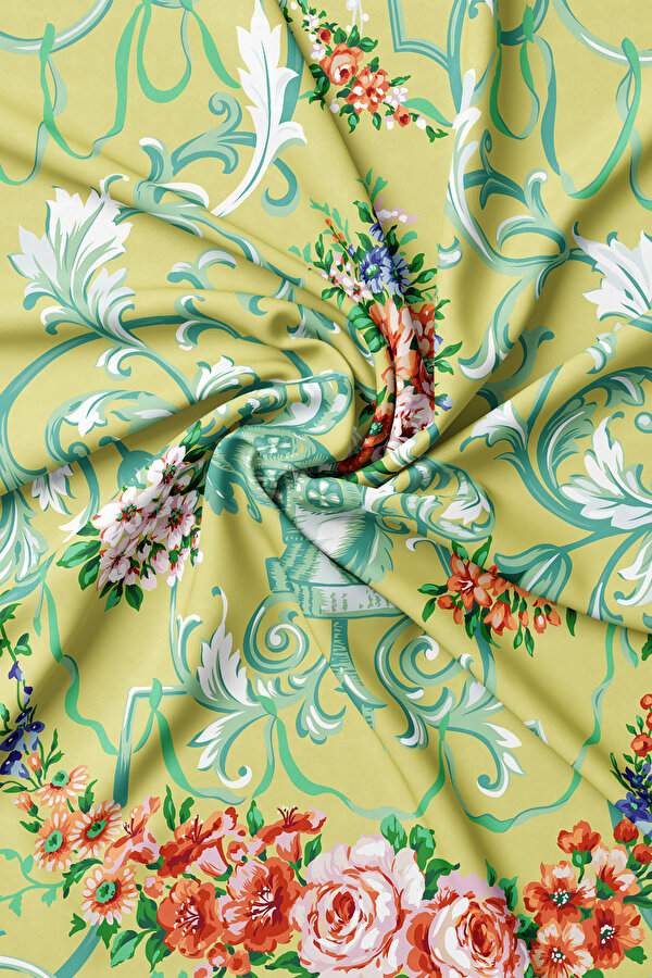 MINT TWILL SCARF 2