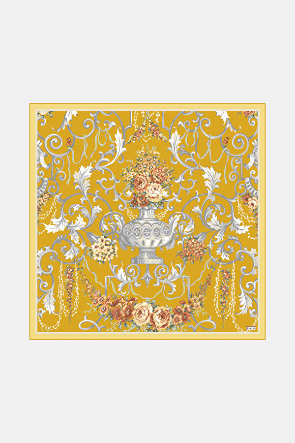 YELLOW TWILL SCARF