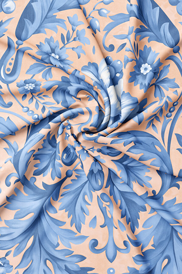 SALMON TWILL SCARF 2