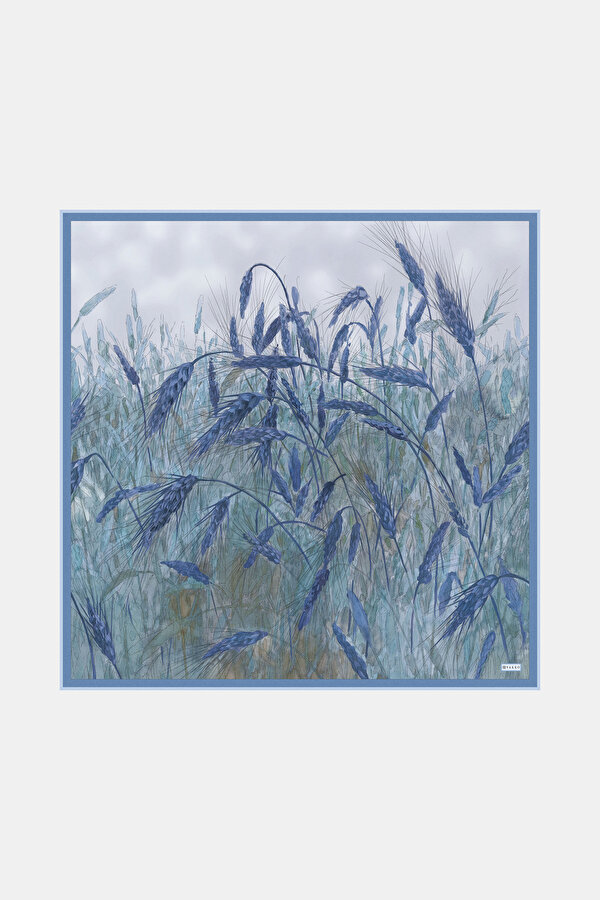 BLUE TWILL SCARF