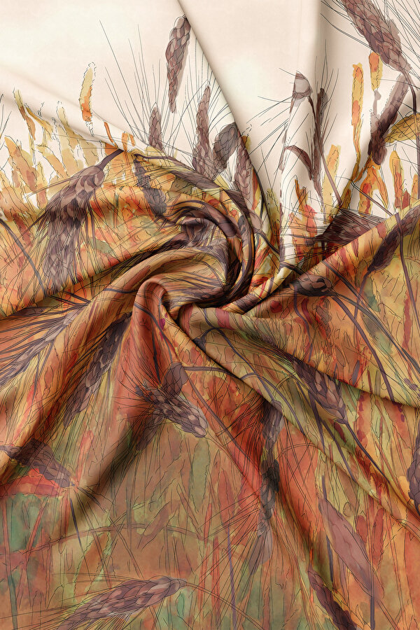 SALMON TWILL SCARF 2