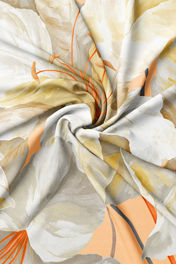 SALMON TWILL SCARF 2