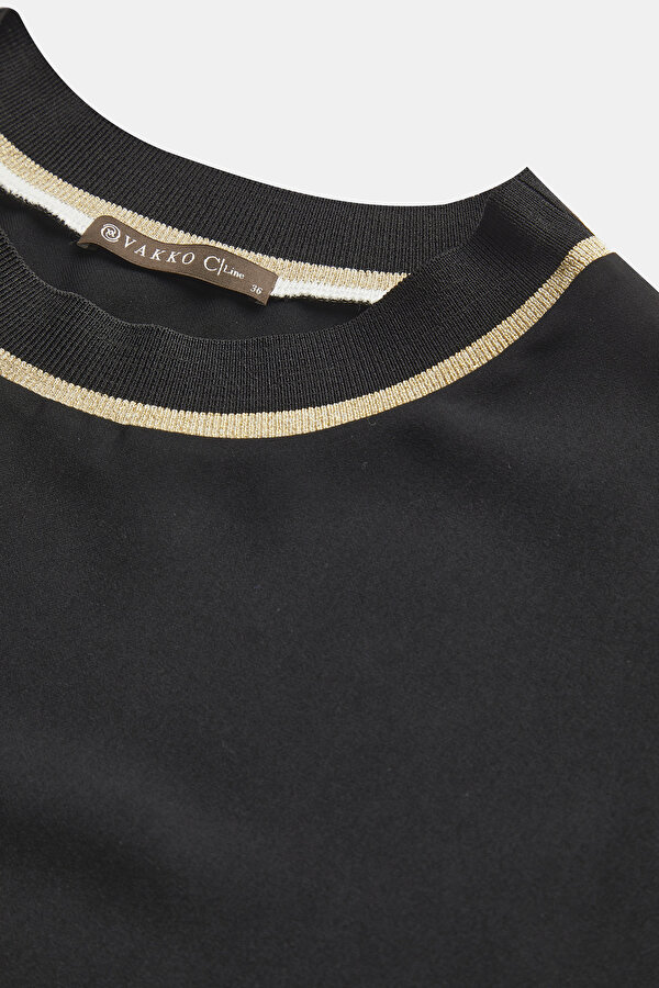 DORE BASIC / ROUND NECKLINE SHORT SLEEVE BLOUSE 6