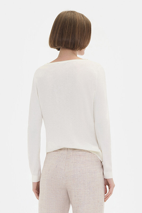 ECRU BASIC / ROUND NECKLINE KNITWEAR 2