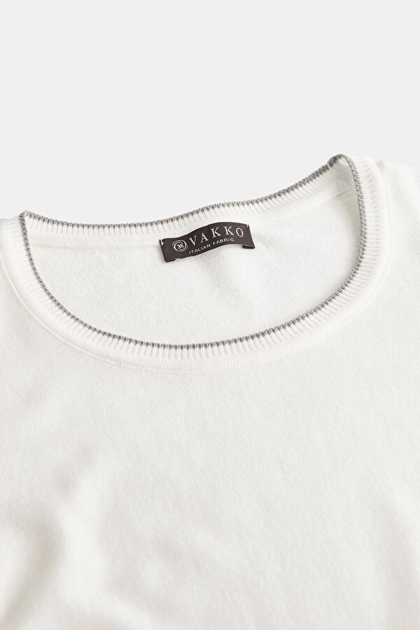 ECRU BASIC / ROUND NECKLINE KNITWEAR 6