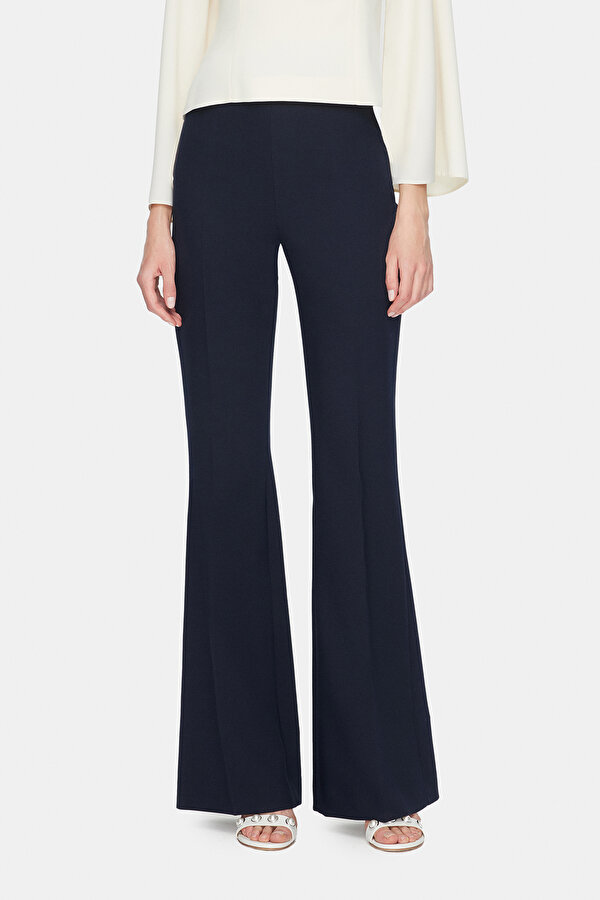 NAVY BLUE STRAIGHT CUT TROUSERS 2