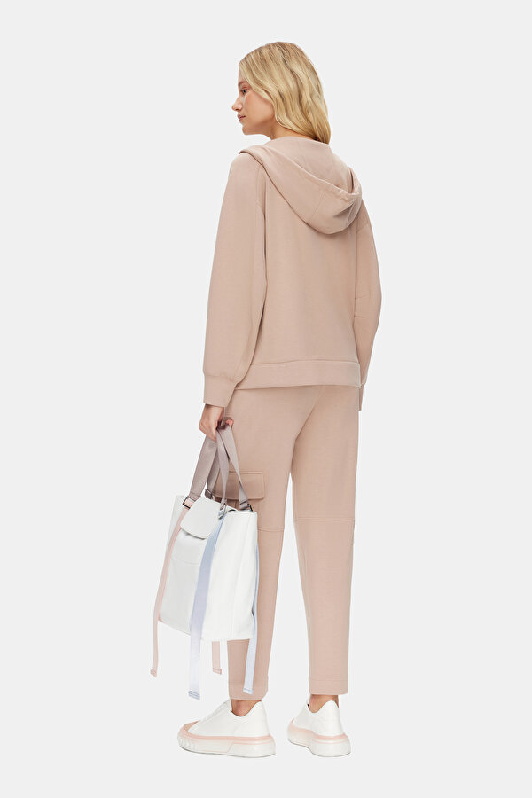 BEIGE HOODIE SWEATSHIRT 2