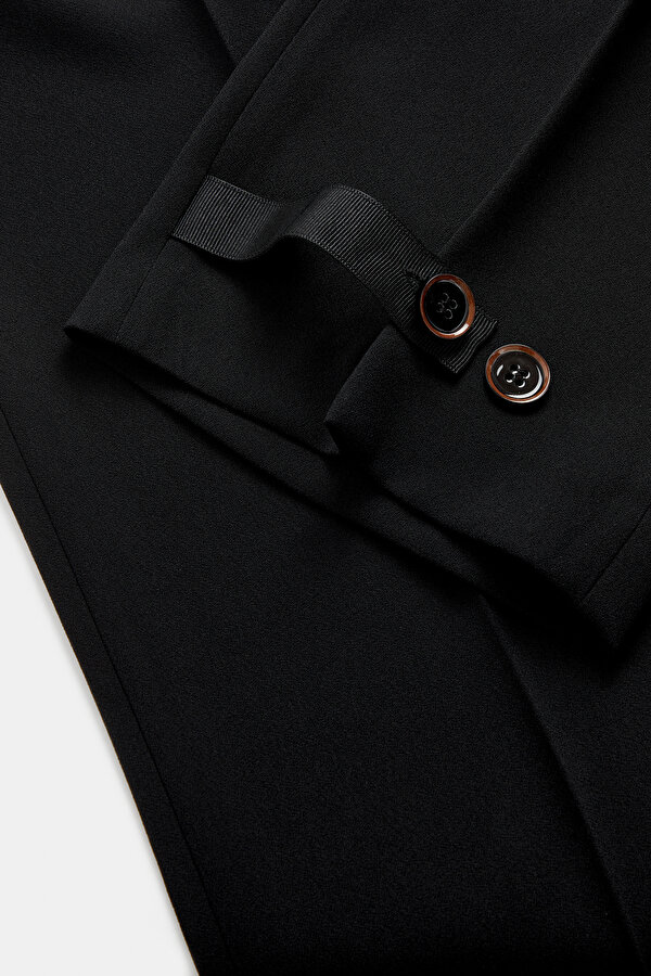 BLACK WIDE LEG TROUSERS 7