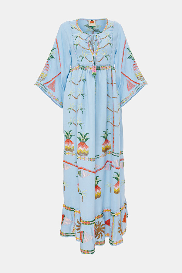 KOYU MAVİ KAFTAN