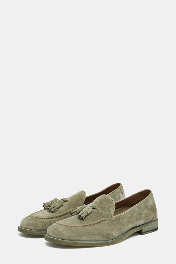 LIGHT GREEN SUEDE SHOE 2