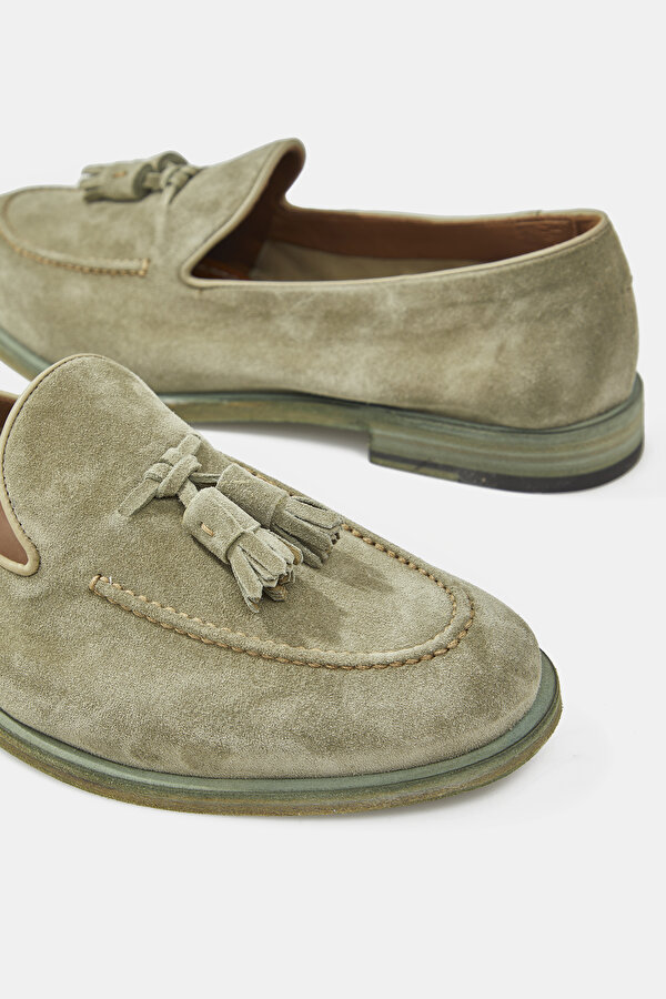 LIGHT GREEN SUEDE SHOE 6