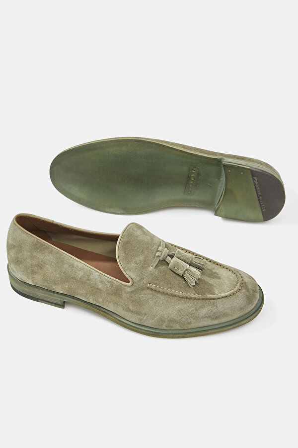 LIGHT GREEN SUEDE SHOE 7