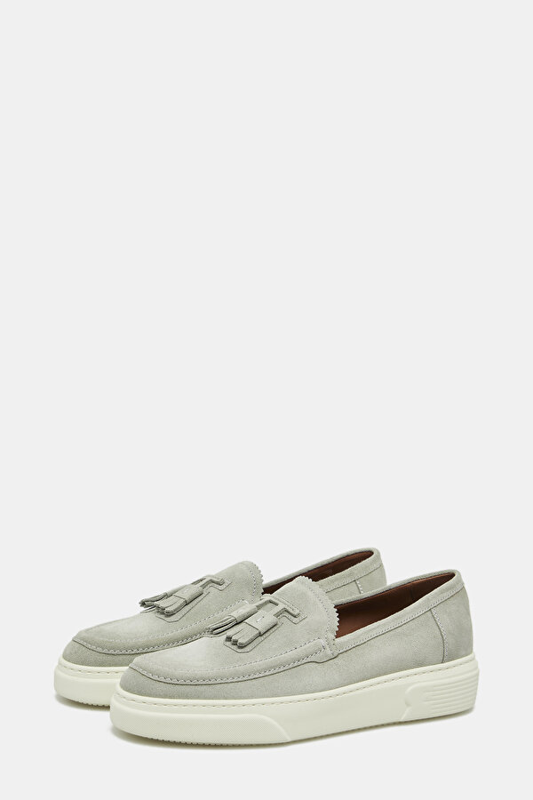 LIGHT GREEN SUEDE SHOE 2