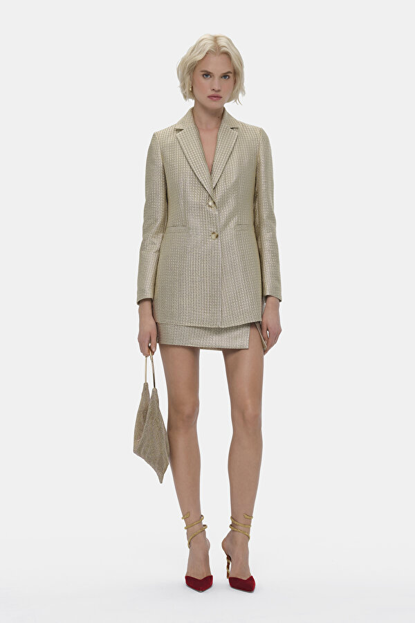 DORE SURPLICE NECKLINE (CROSS-OVER NECKLINE) JACKET