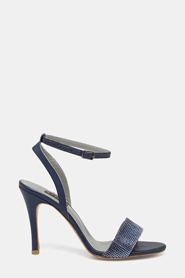 NAVY BLUE LEATHER SHOE