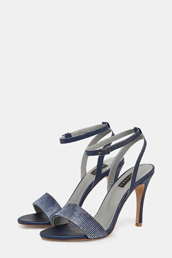 NAVY BLUE LEATHER SHOE 2