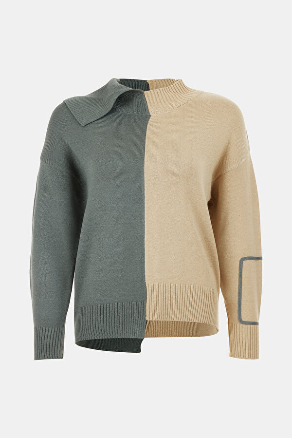 BEIGE ASYMMETRIC JERSEY