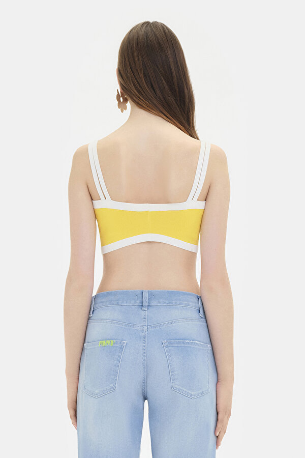 ECRU SQUARE BUSTIER 2