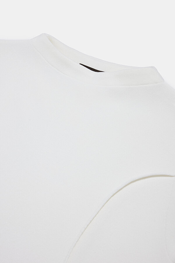 WHITE BOAT NECK JERSEY 6