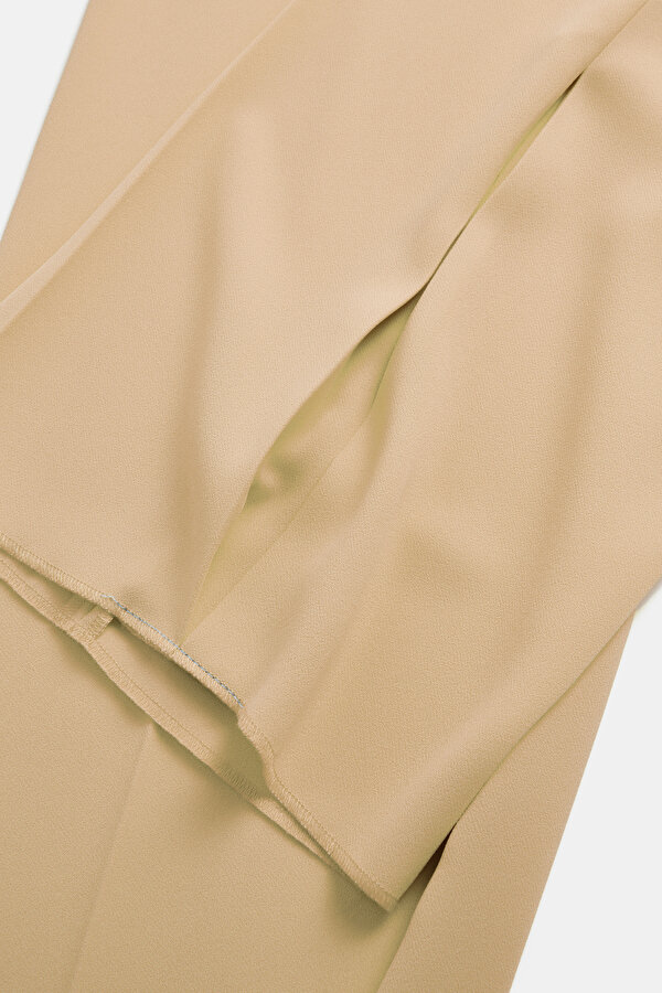 LIGHT YELLOW STRAIGHT CUT TROUSERS 7