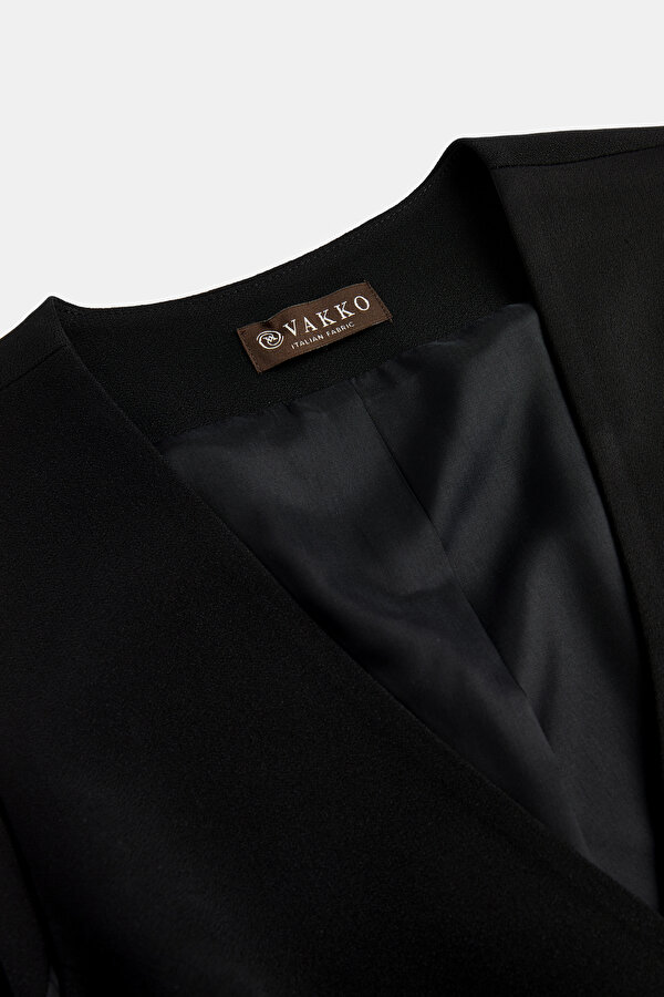 BLACK V NECK VEST 6