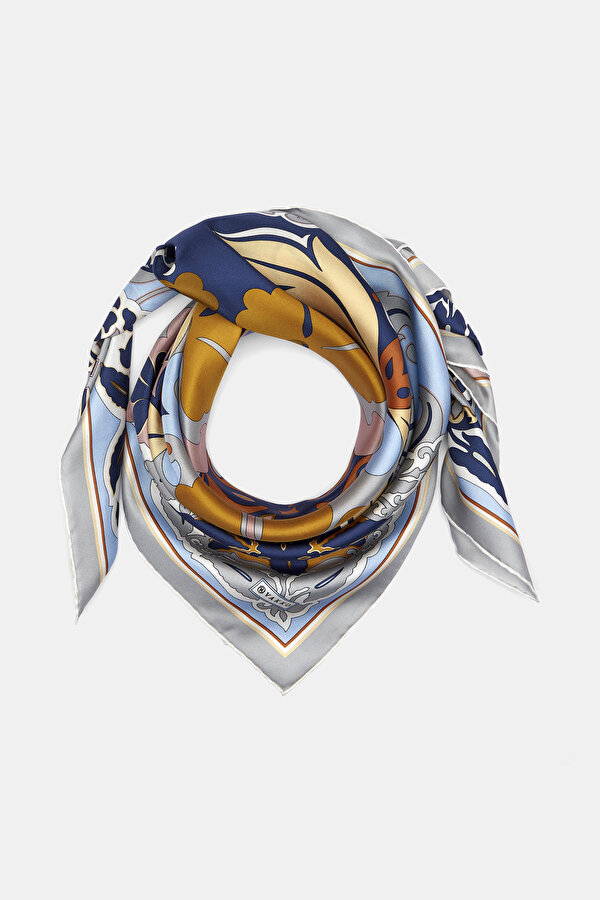 SILVER TWILL SCARF 2