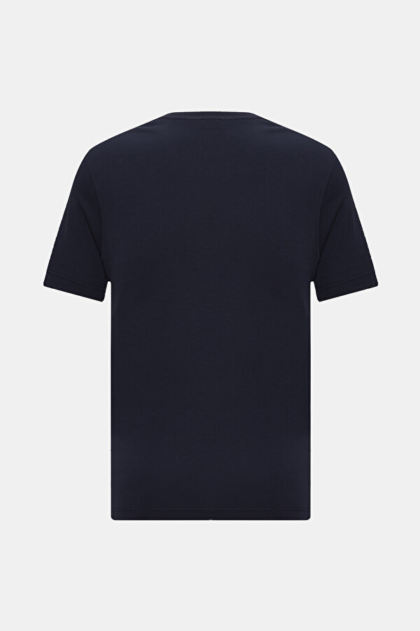 LACİVERT O YAKA KISA KOLLU T-SHIRT 2