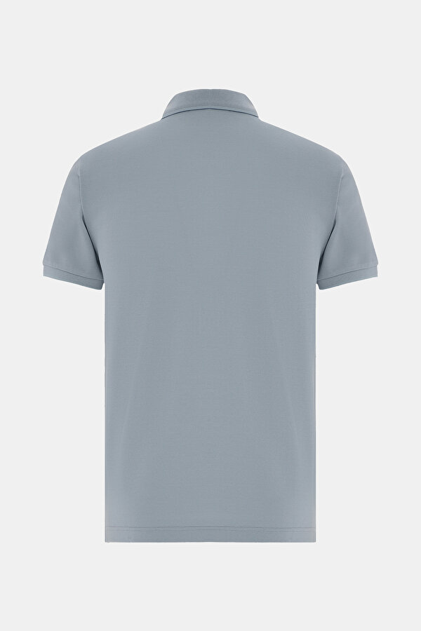 GRİ POLO YAKA KISA KOLLU T-SHİRT 2