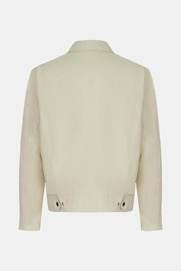 SAND LINEN COAT 7
