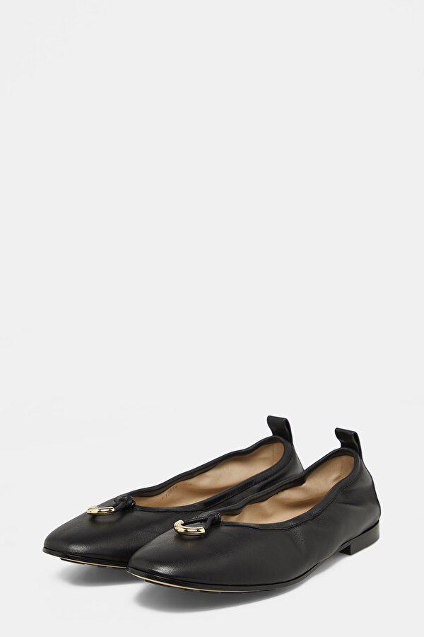 BLACK FLAT SHOES 2