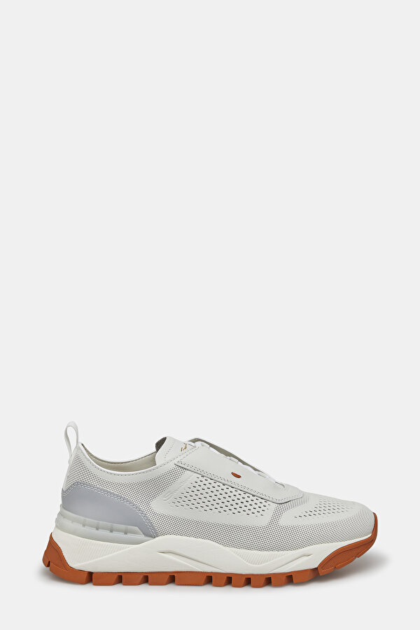 WHITE LEATHER SHOES
