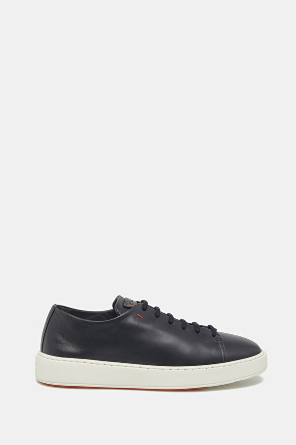 NAVY BLUE LEATHER SHOE